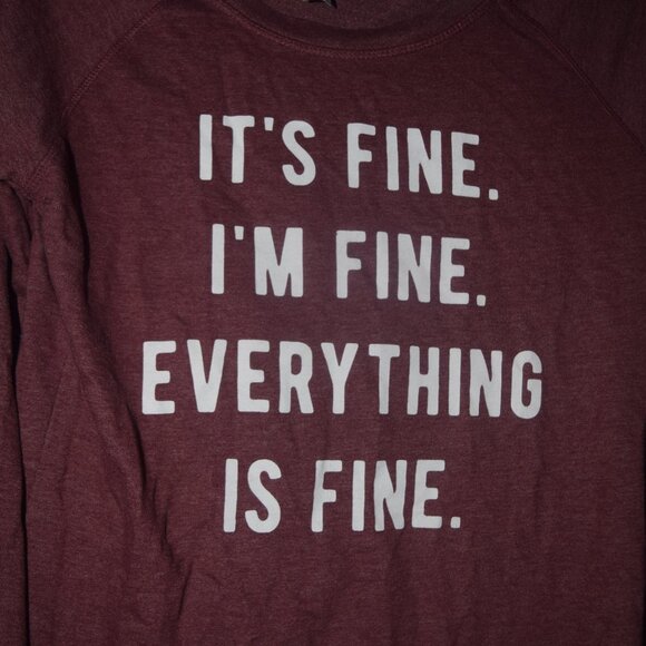 Its fine, I'm fine sweatshirt Small - Picture 2 of 4